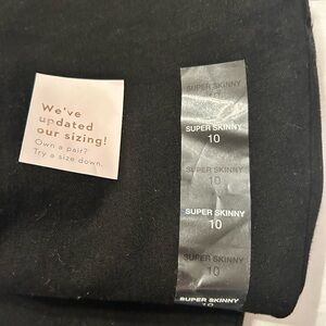 LC Lauren Conrad Black Super Skinny Mid Rise Jeans